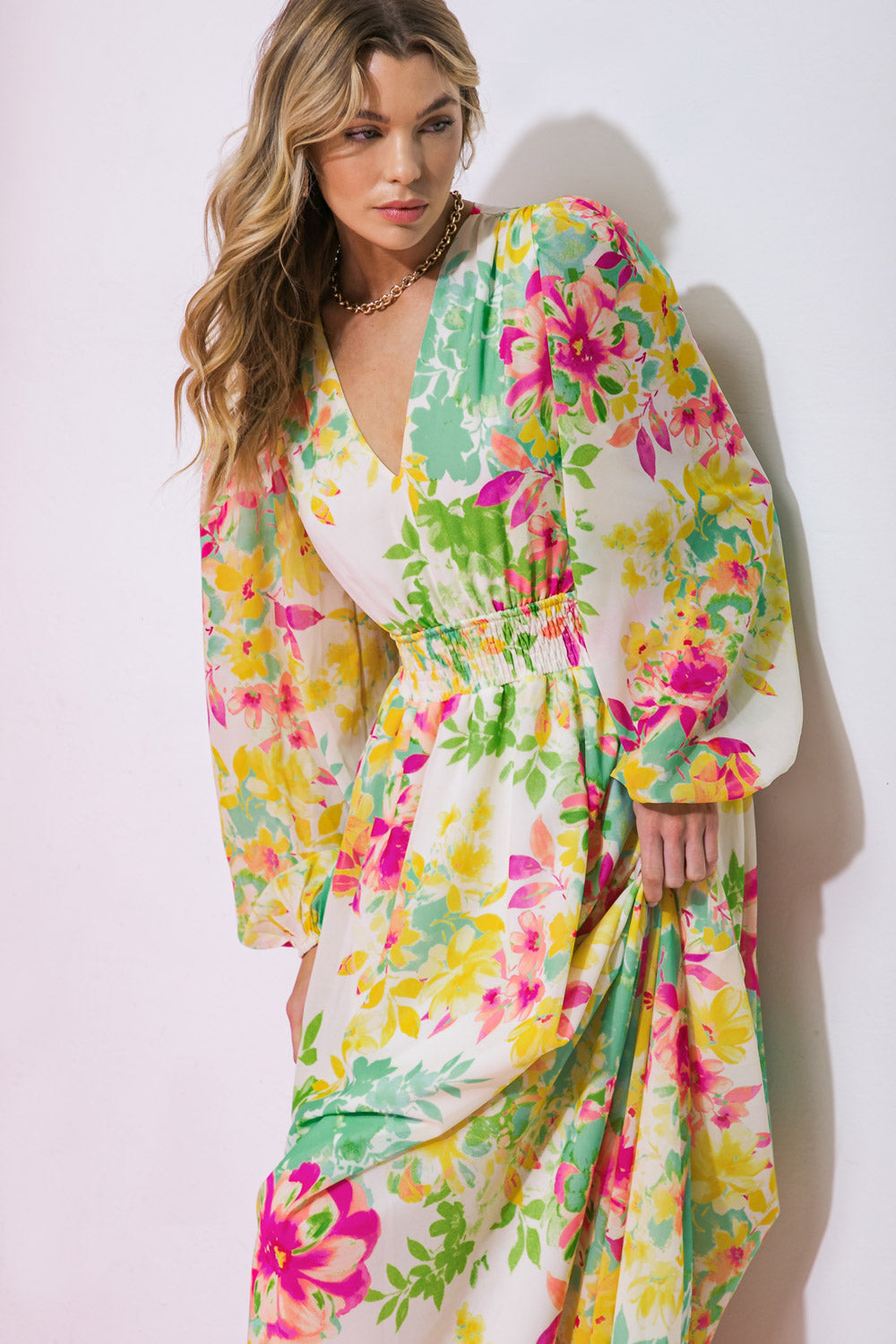 I AIN'T WORRIED WOVEN MAXI DRESS Flying Tomato